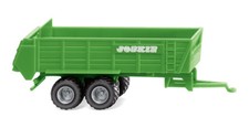 NEW : N scale Wiking  95503 Green Joskin Universal Spreader : Farm Trailer