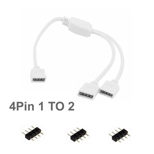 4PIN 5PIN RGB RGBW Splitter Cable Connector DC 12V Lighting Connector Wire Shape - Picture 20 of 26