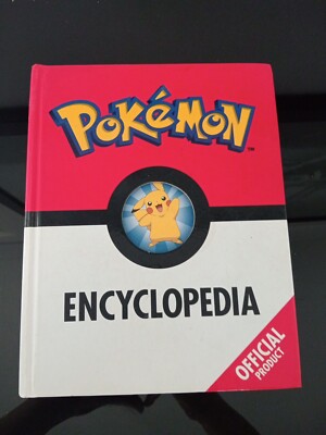 The Official Pokemon Encyclopedia Hardcover Book Facts Characters Battles Guide