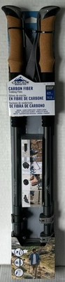 Cascade Mountain Tech Carbon Fiber Trekking Poles - 2 Pack - CFQLCK-BF-VN-C