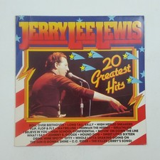 JERRY LEE LEWIS 20 Greatest Hits BT555013 STEMRA UK LP Vinyl VG nr  Cover VG 