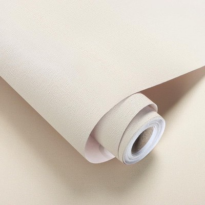 Grasscloth Peel And Stick Wallpaper Beige Faux Linen Wallpaper 15.7 X 118.1inch