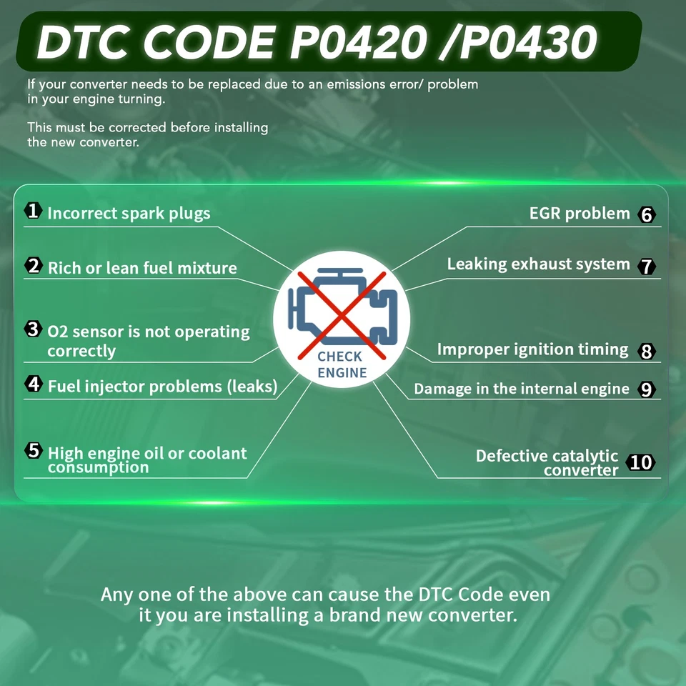 For Dodge Grand Caravan / Avenger / Journey 3.6L Catalytic Converter 2011-20 Foto 4 de 4