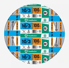 Southwire 100 ft 10/3 Gray Solid CU UF-B W/G Underground Feeder Cable
