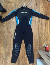 Cressi Morea women s Full Body Wetsuit Black and Blue for Diving and Swimming