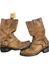 Harley-Davidson HUSTIN Harness Boots Brown Women  s Size US 7.5 Stock  85356