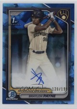 2024 Bowman Chrome Draft Sapphire Edition Prospect /199 Braylon Payne Auto yj0