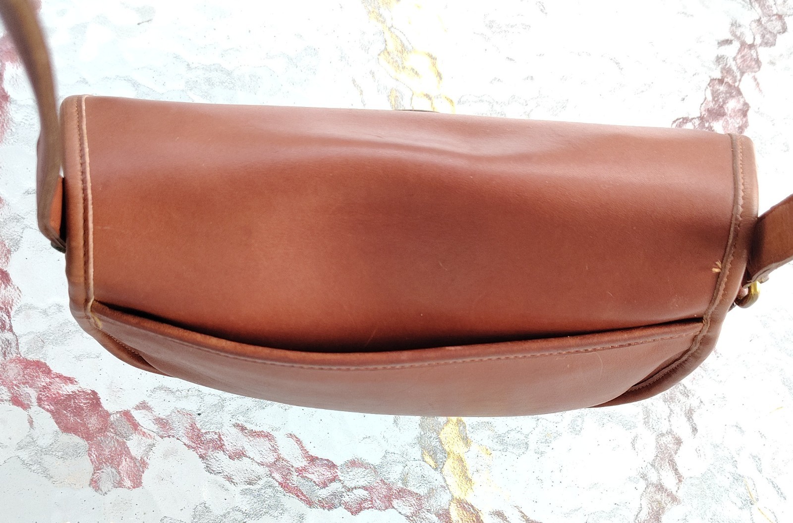 Coach SMALL Vintage 9954 Prairie Cognac Leather C… - image 14