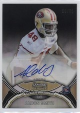 2011 Bowman Sterling Auto Black Refractor 39/50 Aldon Smith #BSA-AS Auto 06mc