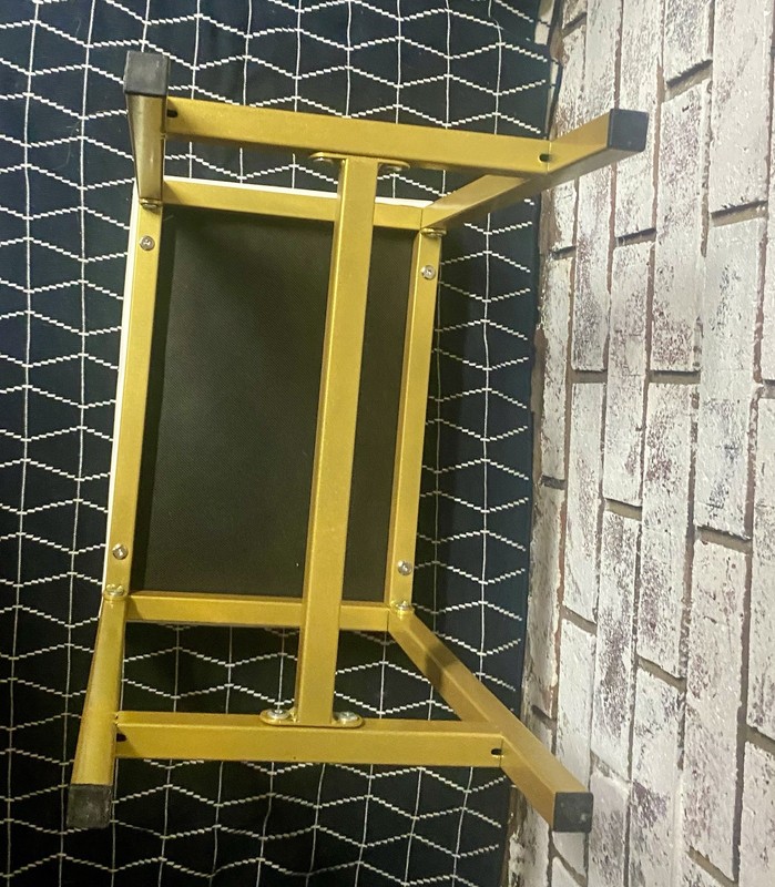 Modern Gold Vanity Stool