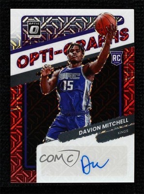 2021 Donruss Optic Opti-Graphs Choice Prizm Davion Mitchell Rookie Auto RC sc8