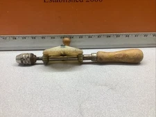 Vintage/Modern? Dunlap Tools Hand Crank Drill Bit Manual Driver Egg Beater Style