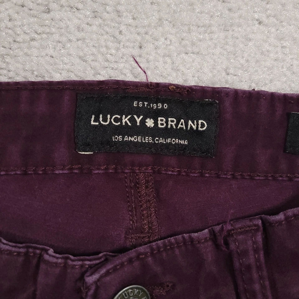 Lucky Brand Jeans Womens 4 Purple Ava Legging Stretch Skinny Pants Casual 27 - Image 4 of 4
