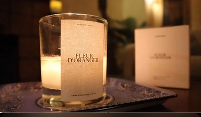    Emotions Jo Zara Malone Emotions FLEUR D'ORANGER Large Aromatic 200ml Candle