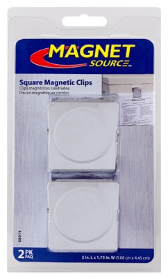 Keramik Magnetclips, groß, 2 Stück - 08019
