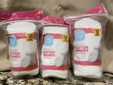 3 Packs 30 Ct Simply Soft Premium Cotton Rounds Perfect For Travel CosmeticNeeds