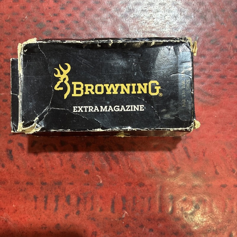 Browning BAR MK1 .338 Win Mag 3 rd Magazine  *NEW* Pre 1993 Factory Original 338