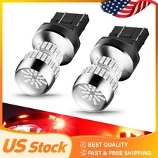 AUXITO 7443 7444 7440 7441 LED Stop Bulbs Light Brake Pure Red Super Bright 2X