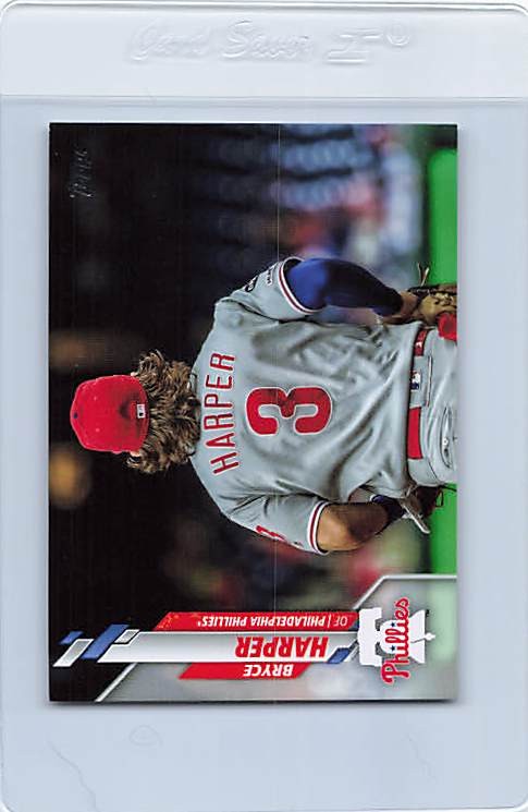 2020 Topps Update #US279 Bryce Harper Back of Jersey Variation SSP *7287