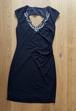 EUC A Pea In The Pod Beaded Formal Little Black Maternity Dress Size 5