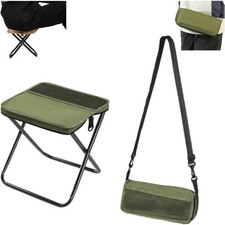 2 in 1 Foldable Backpack Stool Portable Mini Outdoor Camping Folding Seat Chair
