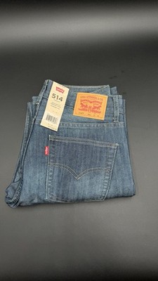 Levis 514 Slim Straight Fit Jeans Jeans Color Blue 29x29 18 Regular  New