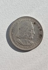 1893 Columbian Exposition Silver Half Dollar AU 50c Coin