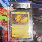 Pokemon TCG Pokemon Day 2026 Promos Pikachu 051/162 Cosmos Holo Eng BGS 9