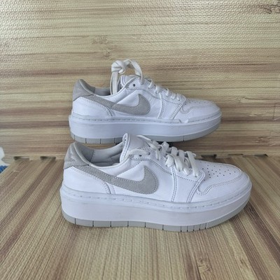 Nike Air Jordan 1 Elevate Low Women s Size 8 White/neutral Grey Dh7004-110