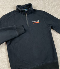 Polo Ralph Lauren Sweater Boys M 10-12 Polo Sport 1/4 Zip Pullover Fleece Hiking