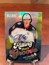2025-26 UPPER DECK ALLURE HITTING THEIR GROOVE AUTO HTG-10 KENT JOHNSON COLUMBUS