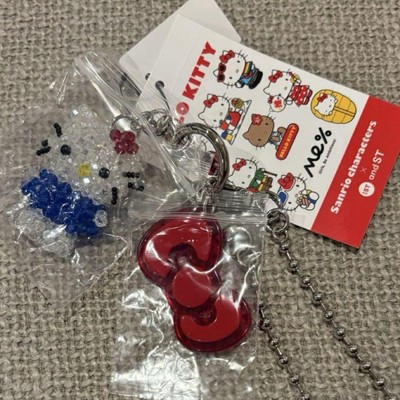 Lowrys Farm x Hello Kitty Bead Key Charm Red & Blue Used