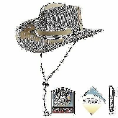 Panama Jack Mesh Crown Safari Sun Hat, 3" Brim, Adjustable Chin Cord, UPF (SPF)
Opens in a new windo