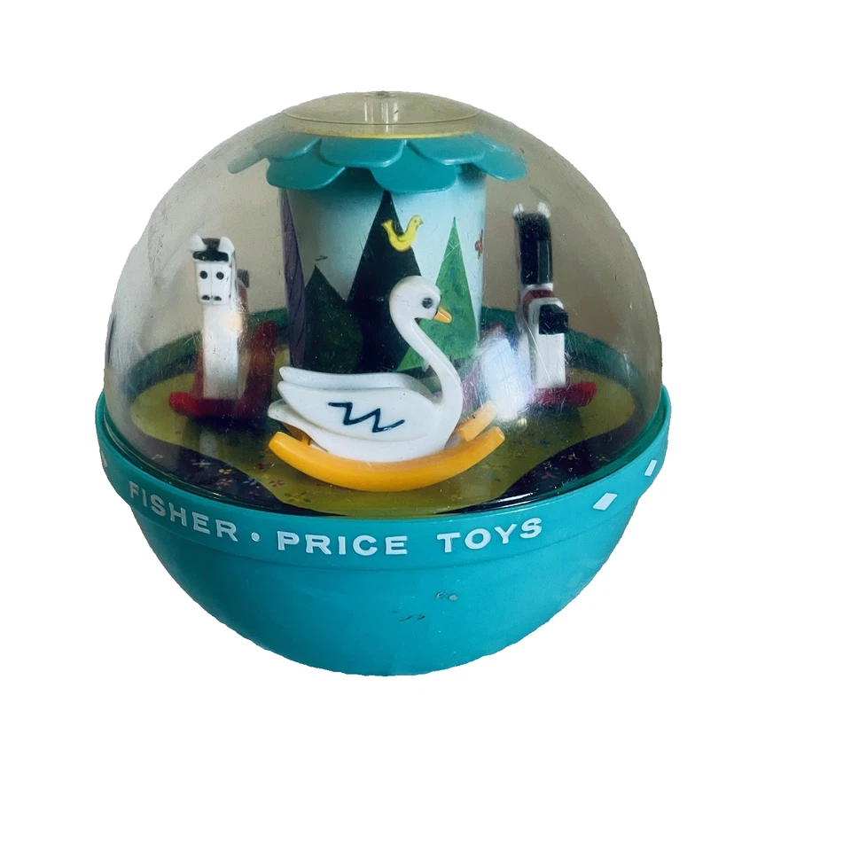 Vintage 1966 Fisher Price Roly Poly Chime Ball USA #165 - Image 2 of 4