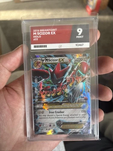 M Scizor EX Ultra Rare XY Breakpoint 77/122 Ace 9 Pokemon