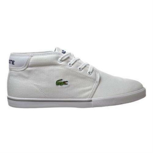 lacoste high tops white