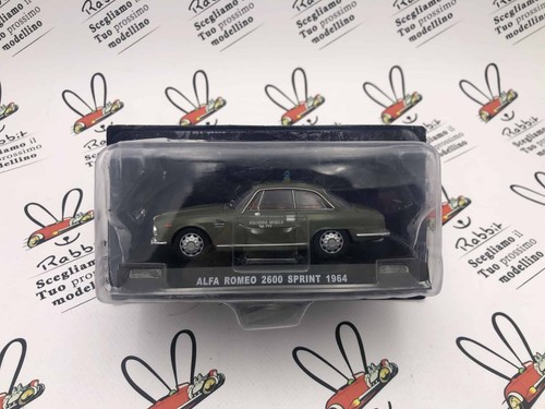 DIE CAST " ALFA ROMEO 2600 SPRINT 1964 " POLIZIA SCALA 1/43