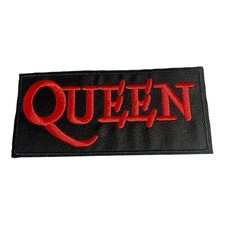 QUEEN Embroidered Iron-on Patch  ONE FREE MUSIC STICKER WITH PURCHASE OF