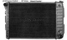 Radiator 23" 4-core Auto MADE In USA Camaro Firebird four row *Desert Cooler*