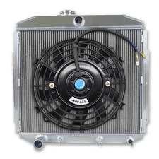 Aluminum Radiator +Fan For 1957-1960 Ford F-100 TRUCK PICKUP Ford ENGINE V8