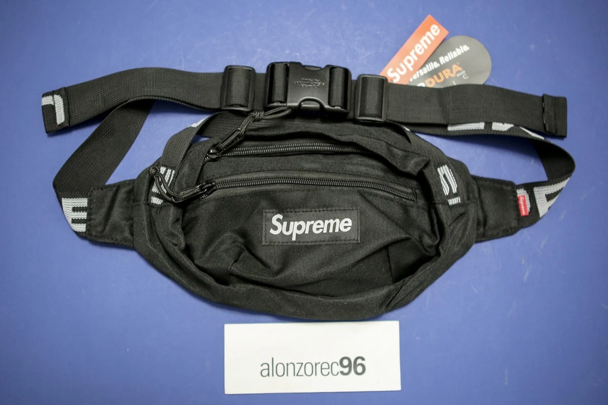 Supreme SS18 Waist Bag Fanny Pack Black