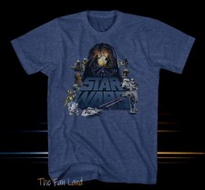 New Star Wars Squad Vader Death Star Vintage Cast Men's T-shirt