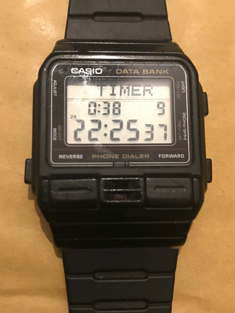 Casio Databank Vintage Phone Dialler. Casio DBA-80 Watch. From