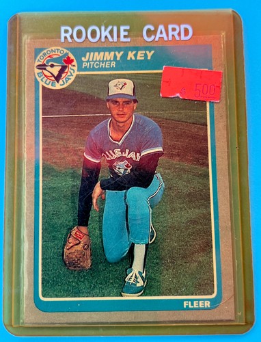 1985 FLEER BASEBALL #110 JIMMY KEY TORONTO BLUE JAYS ROOKIE CARD NM | eBay