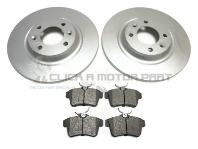 Rear 2 Brake Discs And Pads For Citroen DS4 1.6 THP 2.0 HDi 2011-2015