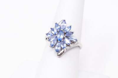 Vintage Designer STAUER Art Deco lila Amethyst Sterlingsilber Ring - Gr. 7,5