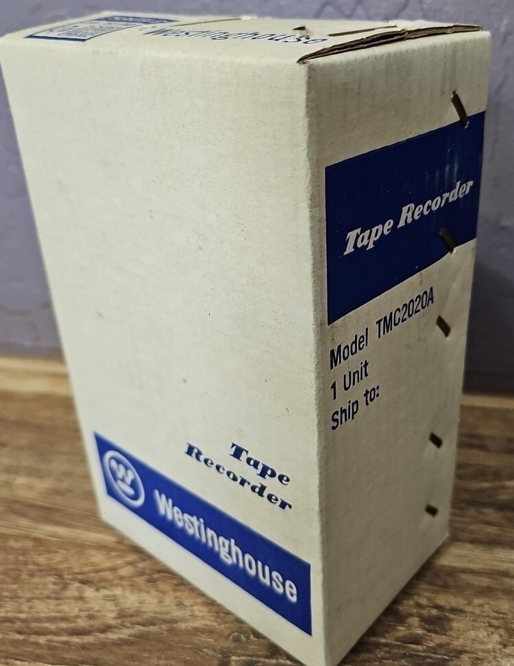 NEW Tape Recorder Unopened Westinghouse Cassette Model TMC 2020A Japan 2323