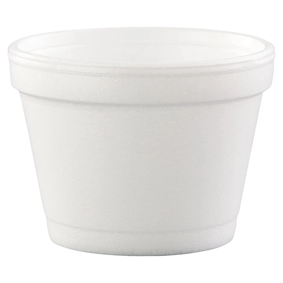 4 oz Insulated EPS Foam Food Containers J Style for Hot and Cold Applications - Image 3 of 3