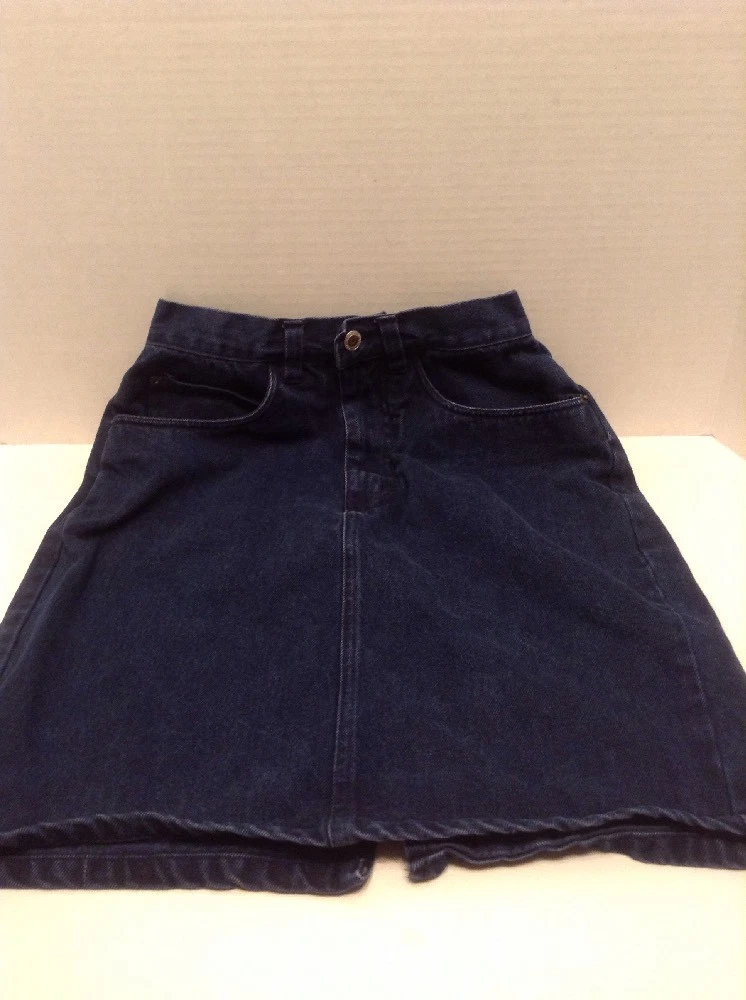 Black jean skirt clearance 80s