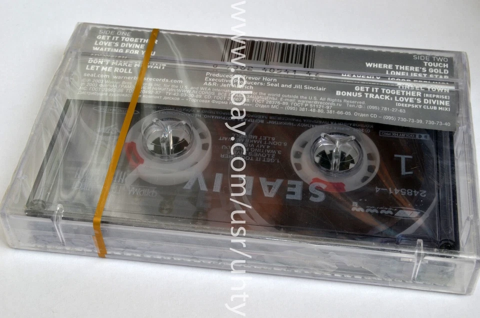 SEAL IV 4 RARE UKR ORIGINAL TAPE CASSETTE SEALED ENGLAND ELECTRONIC FUNK SOUL - Image 2 of 2